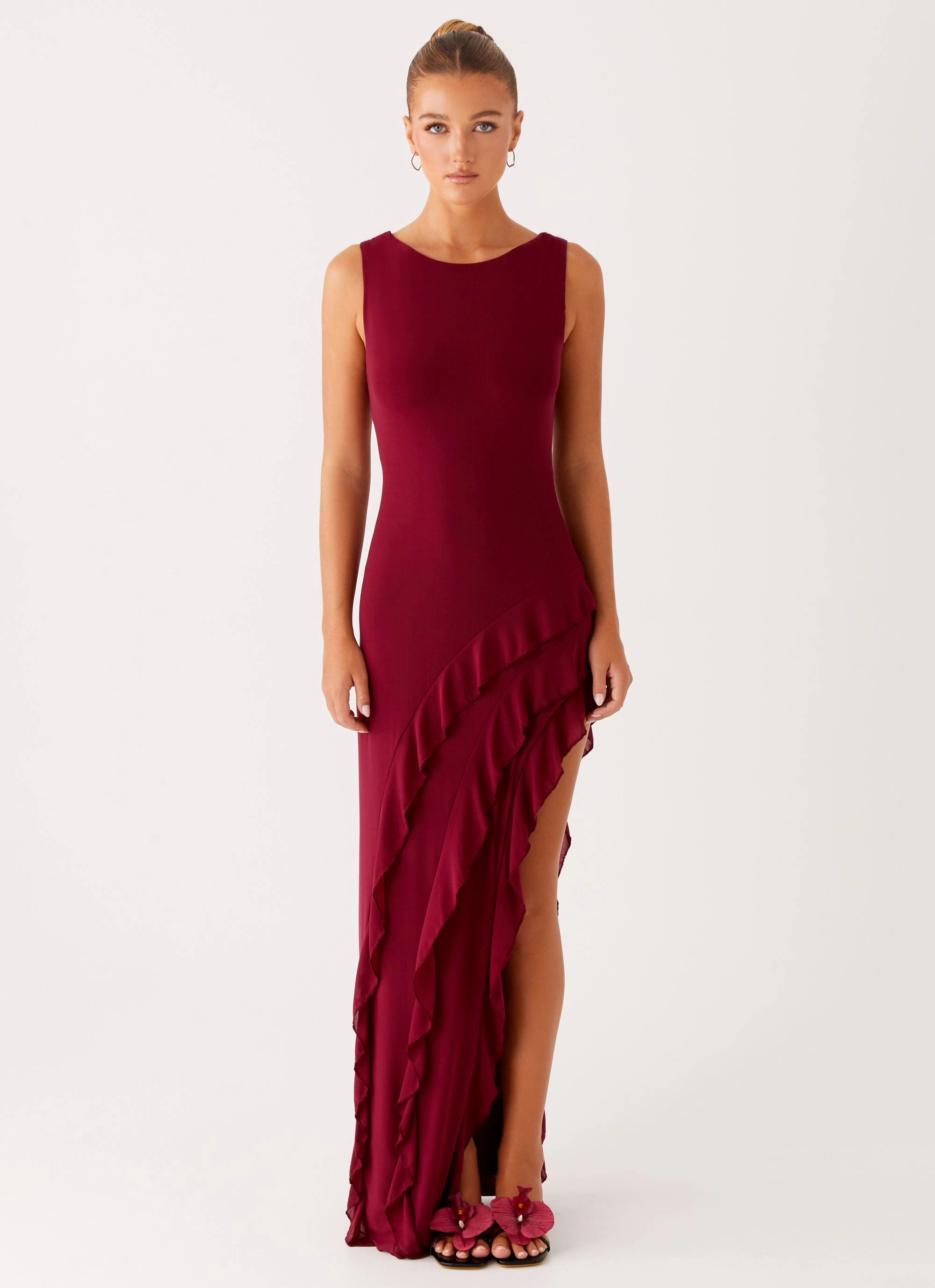Flow Ready Youth Charm Hendrix Maxi Dress - Raspberry Wine