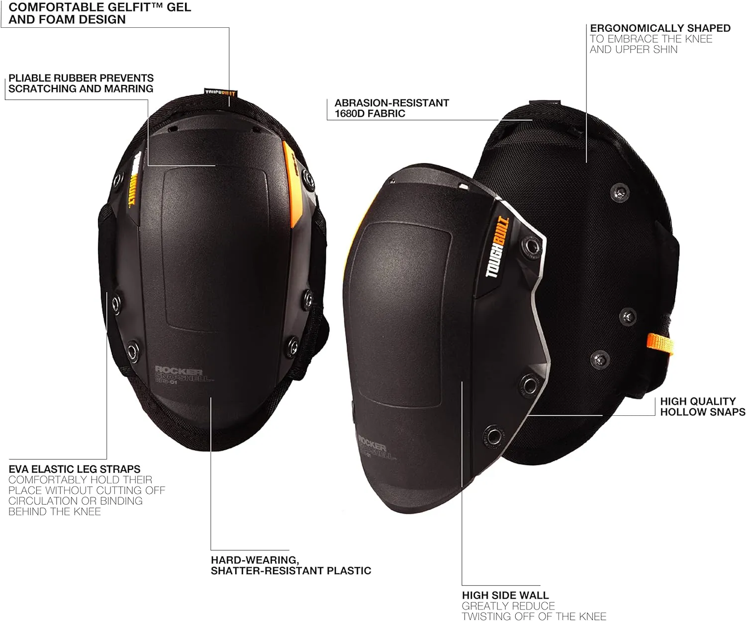 GelFit Rocker Knee Pads