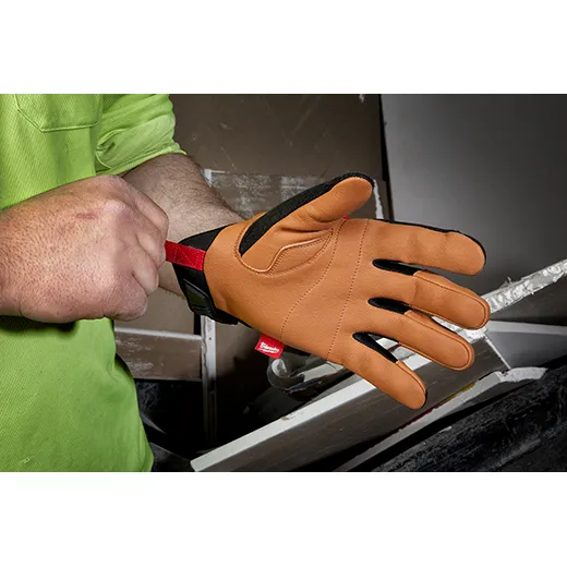 General Purpose Gloves - Milwaukee® Leather Performance Gloves, 48-73-002