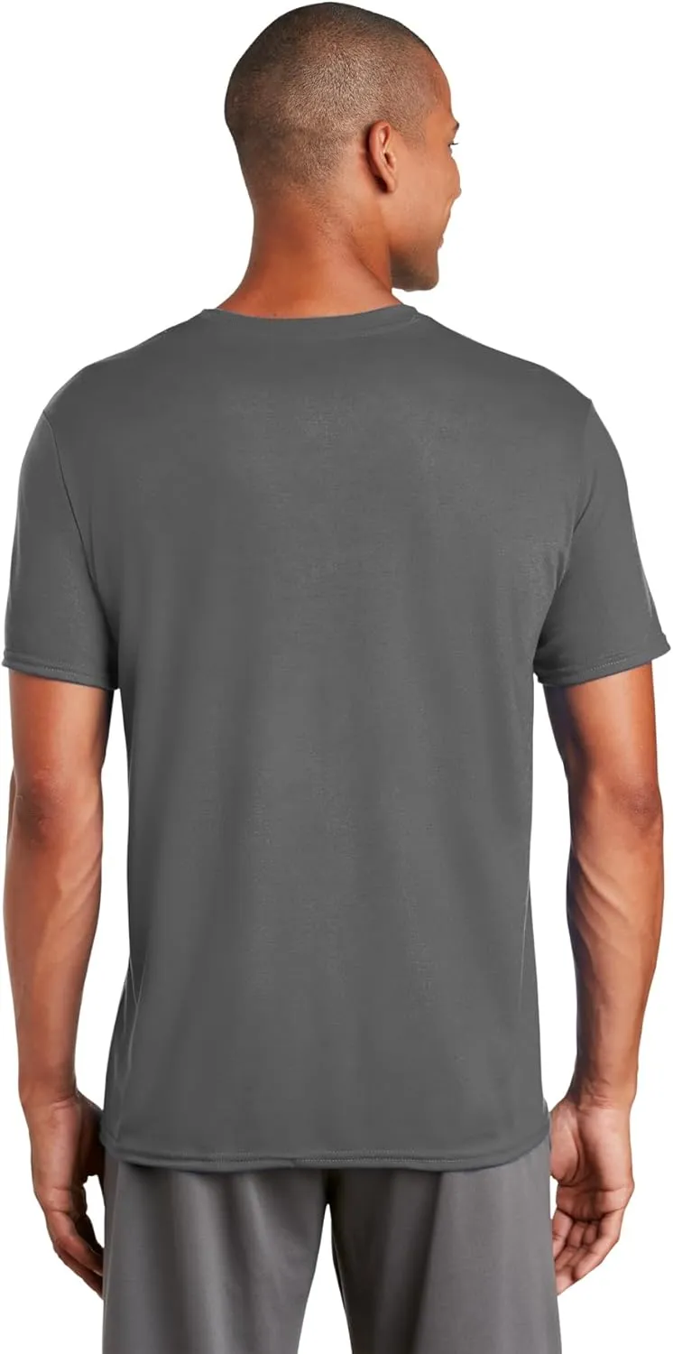 Gildan Men's Moisture Wicking Polyester Performance T-Shirt, 2-Pack