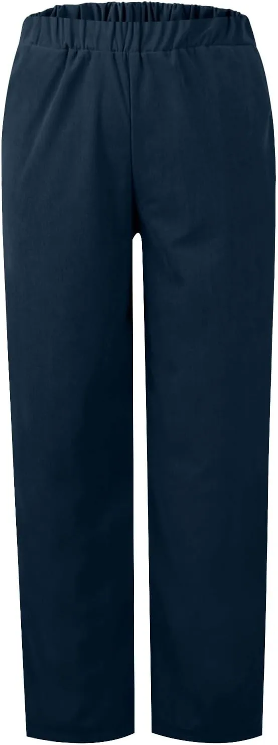 Girl Women Outdoor Pants,Women's Casual Solid Colour Elastic Waist Straight Casual Pants with Pockets Spring&Summer Clothing
