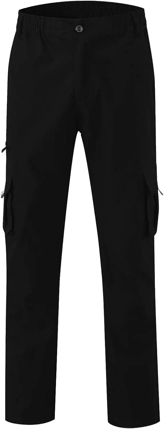 GOFULY Mens Cargo Pants with Pockets Baggy Pants Slim Fit Stretch Special Occasions Sweatpants Baggy Outdoor Pants Casual