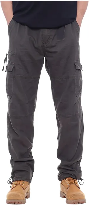 GOFULY Mens Cargo Pants with Pockets Baggy Pants Slim Fit Stretch Special Occasions Sweatpants Baggy Outdoor Pants Casual