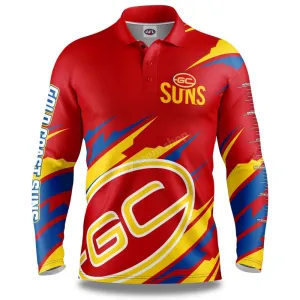 GOLD COAST SUNS AFL "IGNITION" FISHING SHIRT