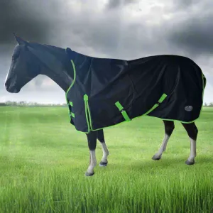 GOLIATH MID NECK RAIN SHEET 1200D - NAVY WITH GREEN BINDING