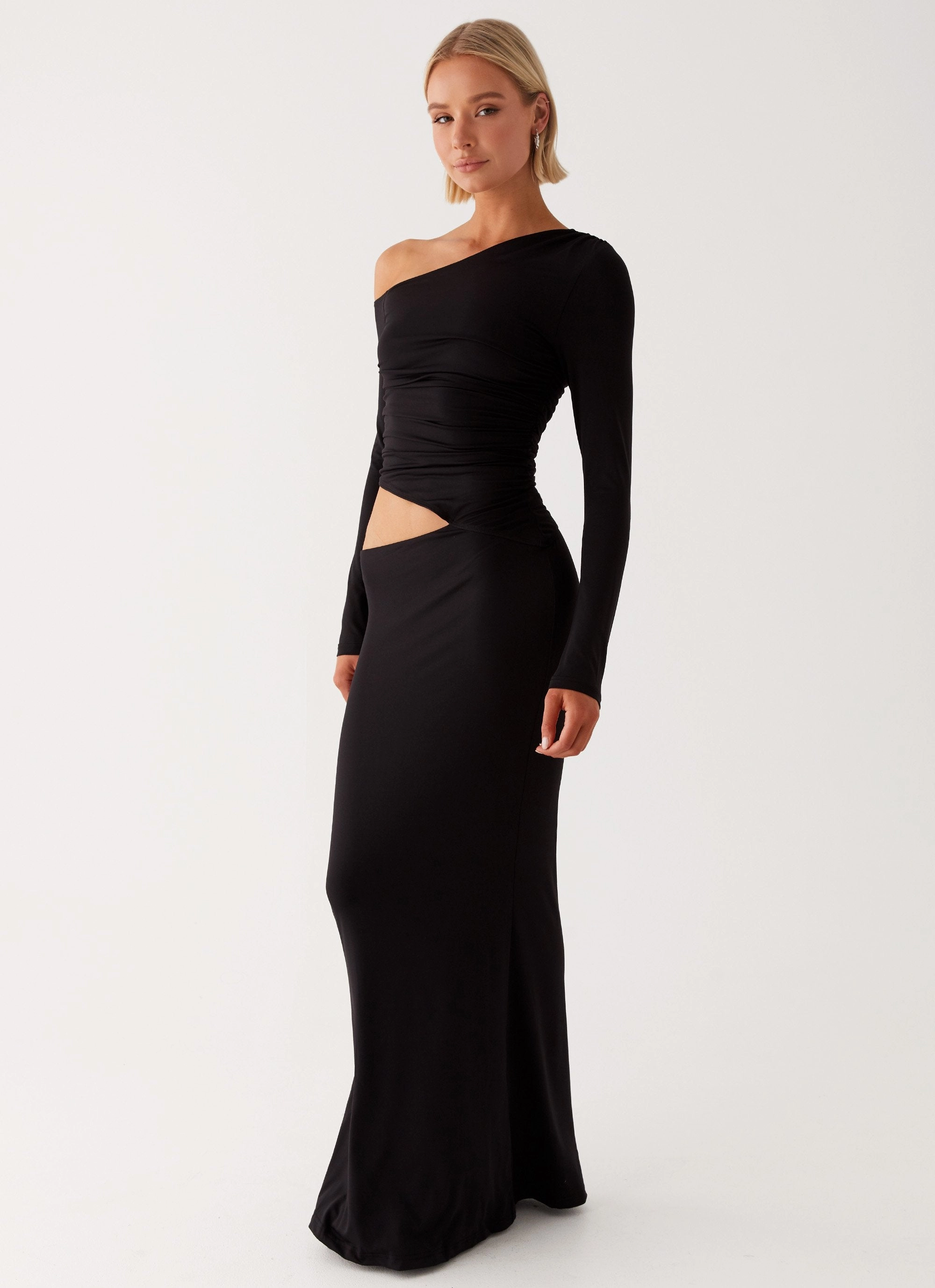 custom-fit Soft Shape Good Vibrations Maxi Dress - Black