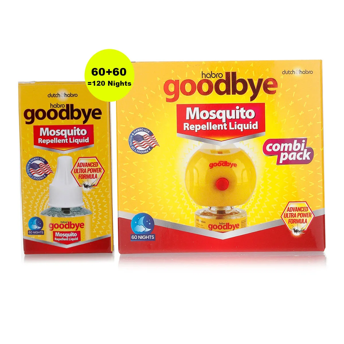 Goodbye Mosquito Repellent Liquid Combi Pack