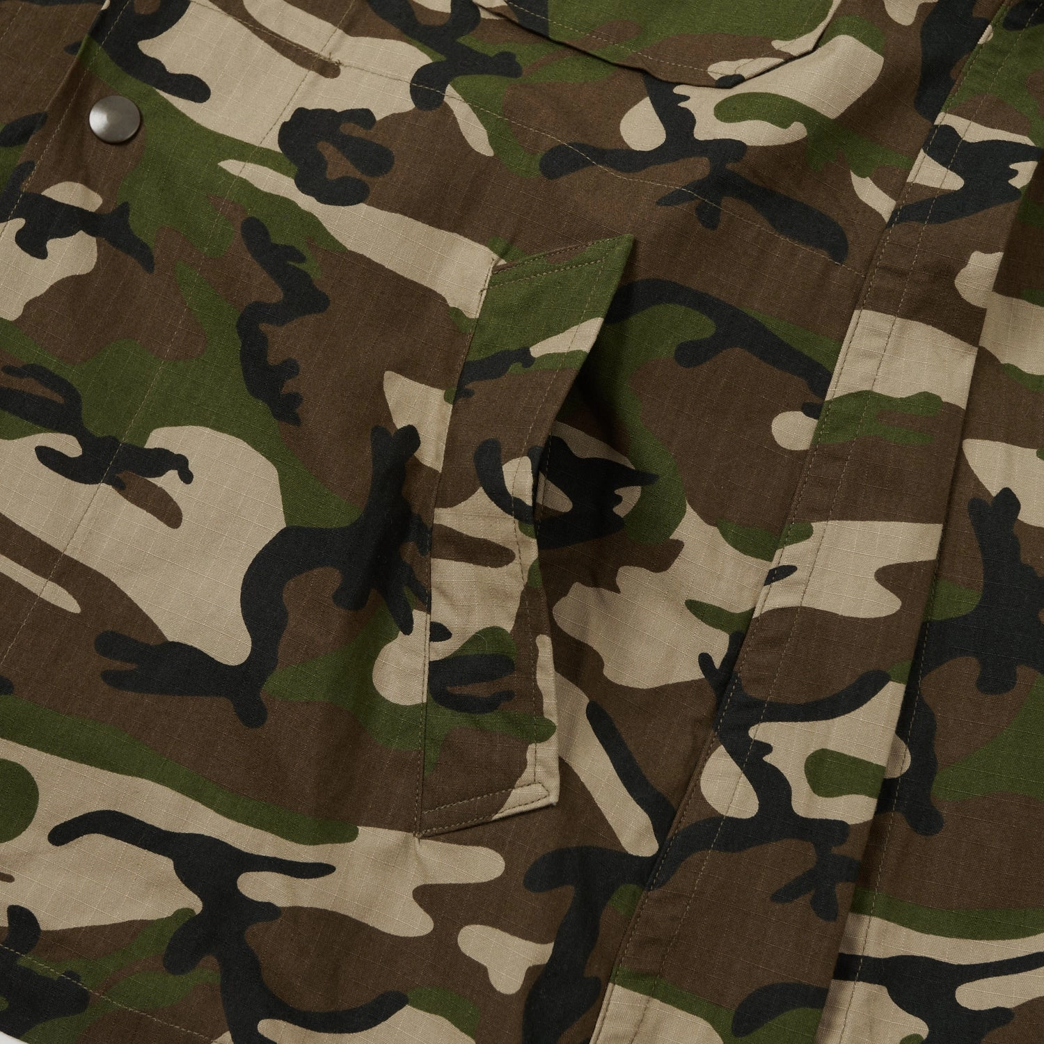 OdorResistantTreatment Gorouta 0311 Ripstop Camo Jacket - Camo