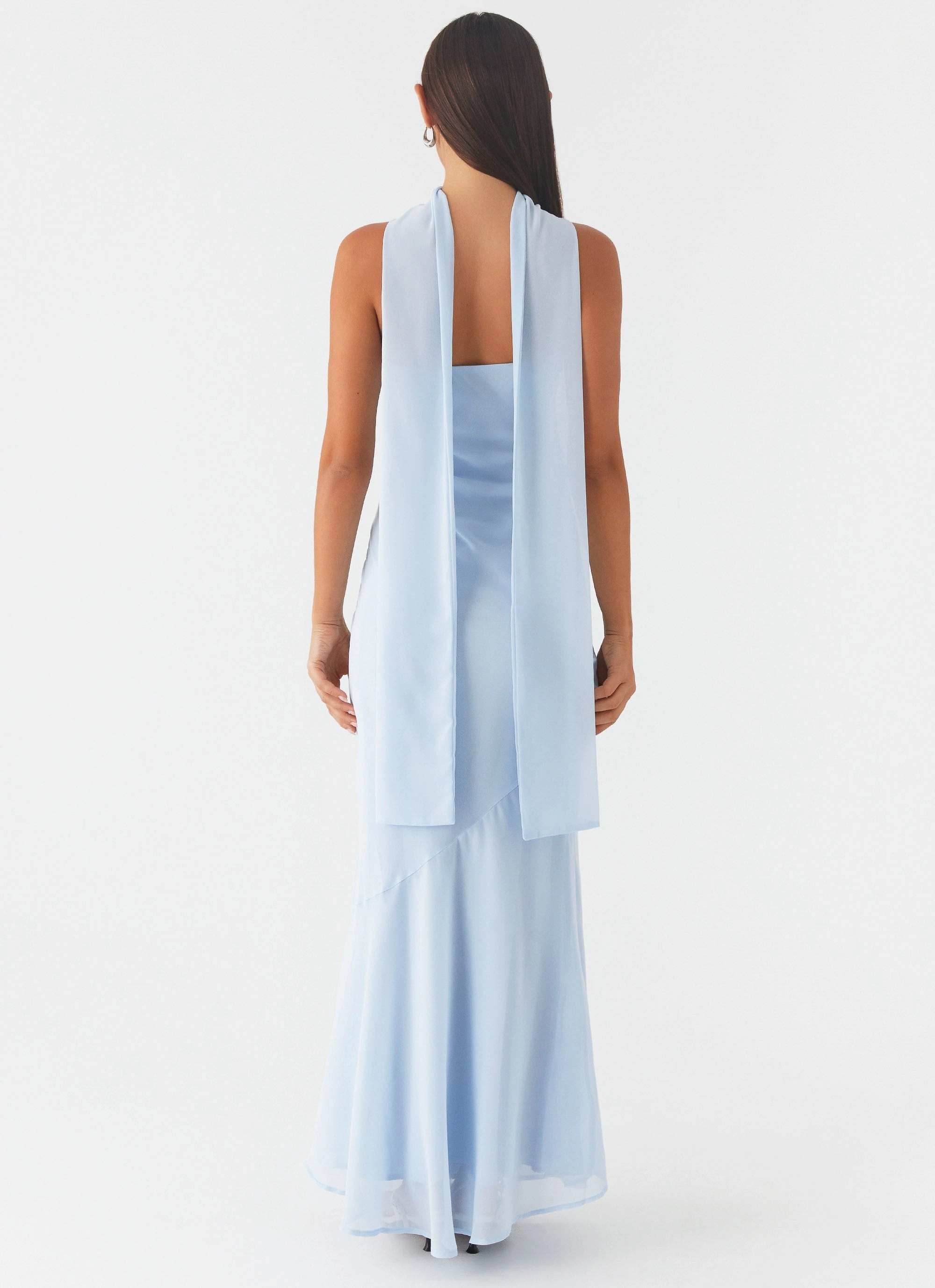 Seasonal Layering Shore Time Under The Pagoda Maxi Dress - Blue