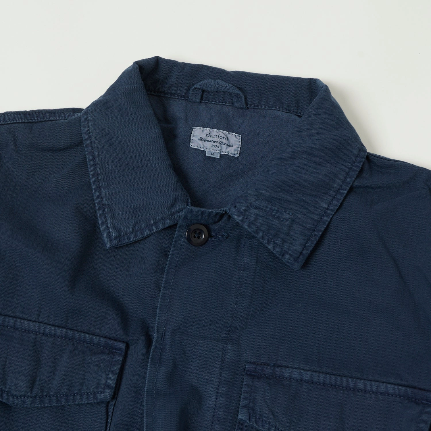 Hartford 'Jared' Utility Jacket - Navy Warm Layers FlexibleHoodDesign