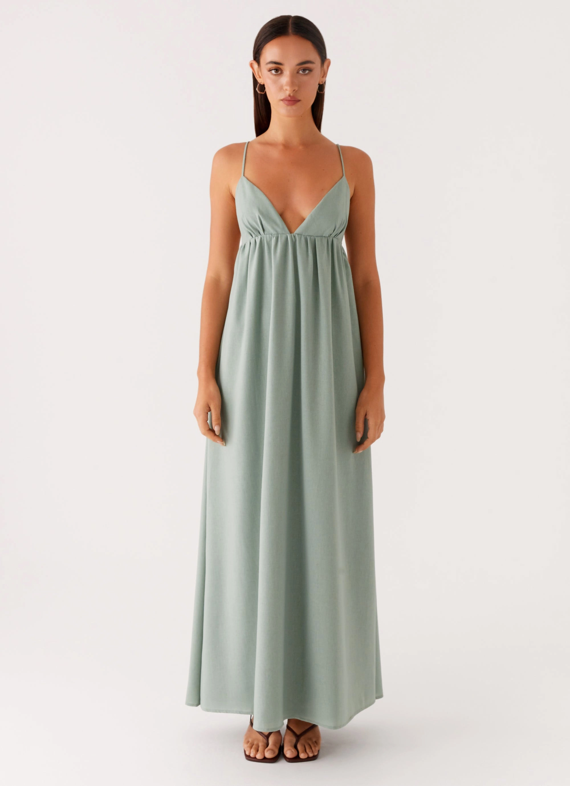 Greer Maxi Dress - Sage NonSlipClosure