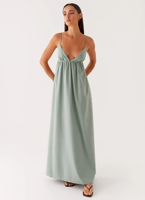 Greer Maxi Dress - Sage Sharp Look
