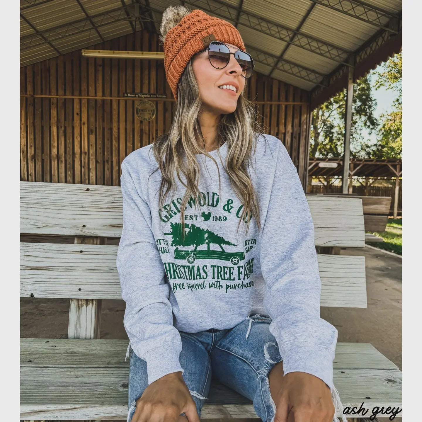 Griswold Christmas Tree Sweatshirt Tagless Comfort