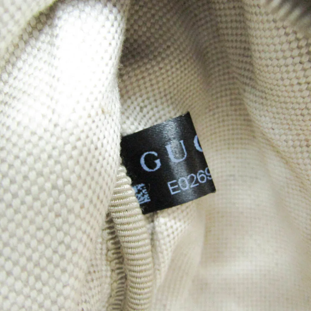 Gucci Logo Print Women Men Leather Fanny
