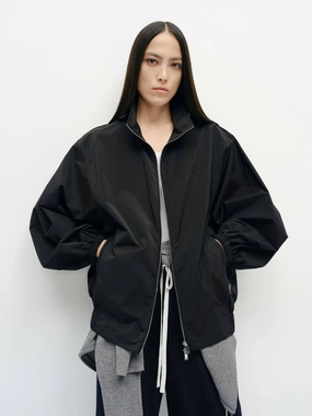 Volume Sleeve Zipper Coat Multi pockets Quick Release Buckle