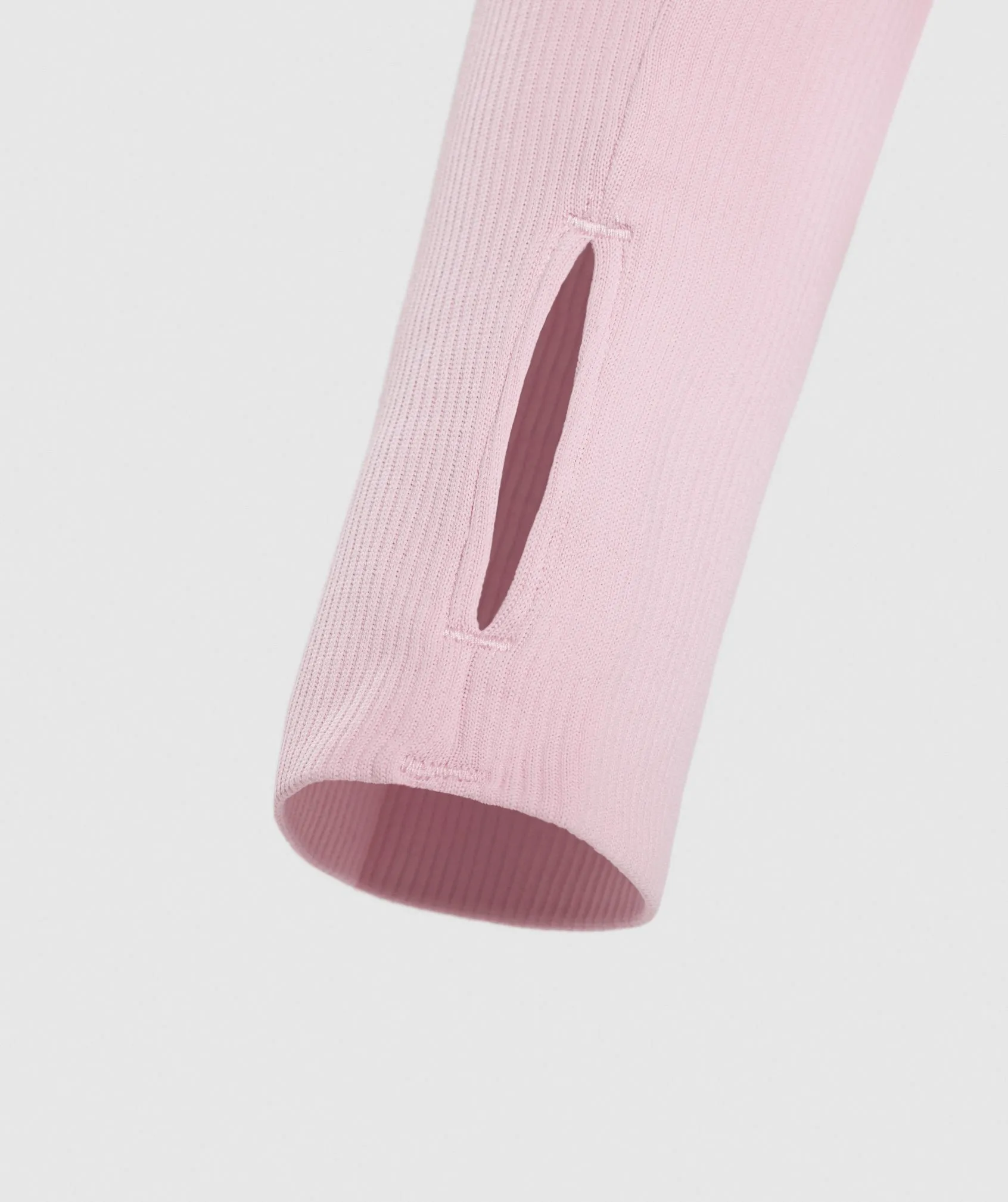 Gymshark Breeze Lightweight Seamless Long Sleeve Top - Pink