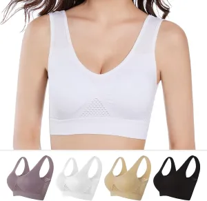 GYQMBT Breathable Cool Liftup Air Bras,2024 New Breathable Sports Bras for Women Plus SizeComfortable Sports Bra