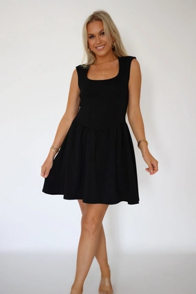 Haleigh Scuba Dress LightweightTexture