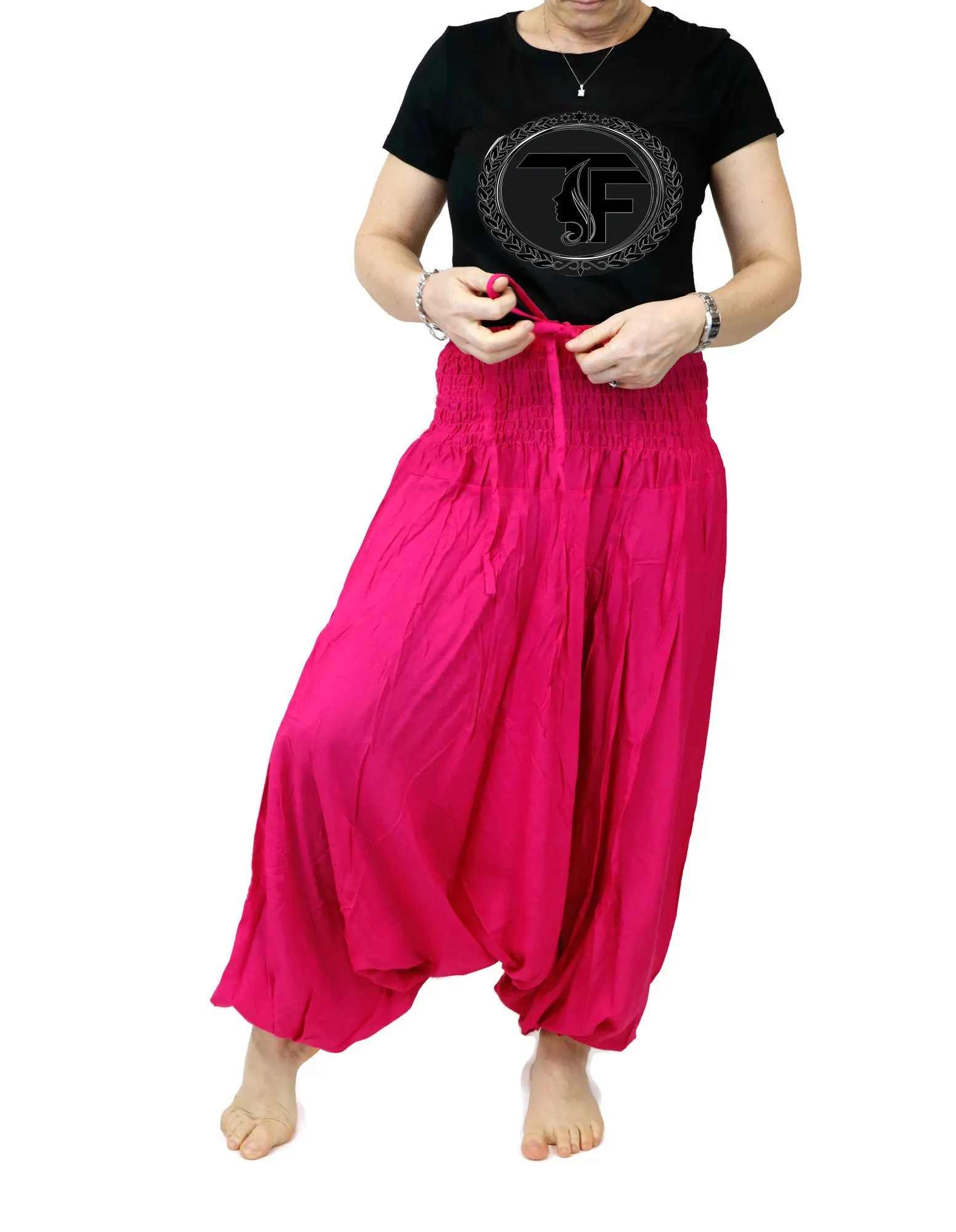 Harem Pants Unisex Hippie Yoga Comfy Gypsy Boho Jumpsuits Loose Baggy Pants Festival