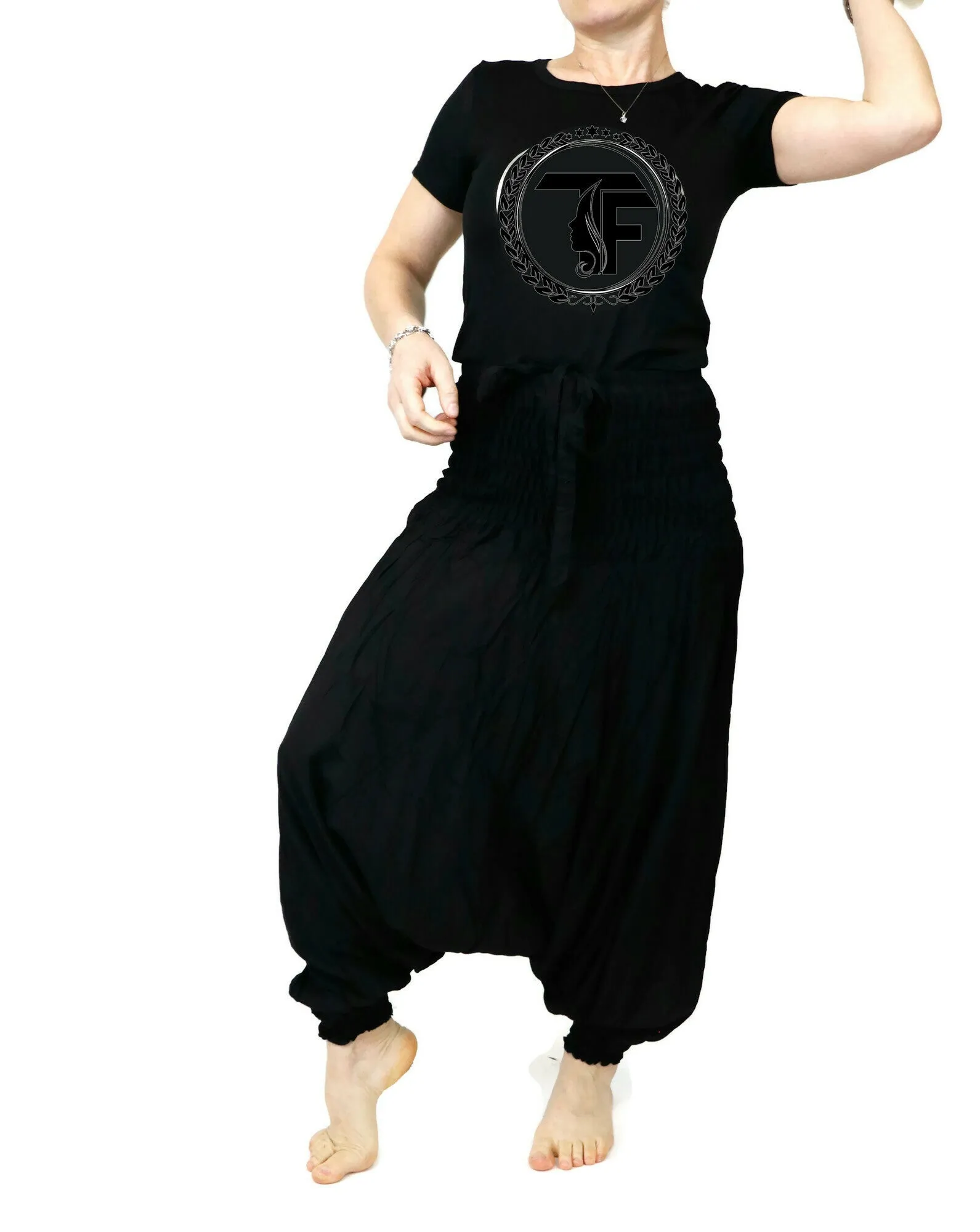 Harem Pants Unisex Hippie Yoga Comfy Gypsy Boho Jumpsuits Loose Baggy Pants Festival