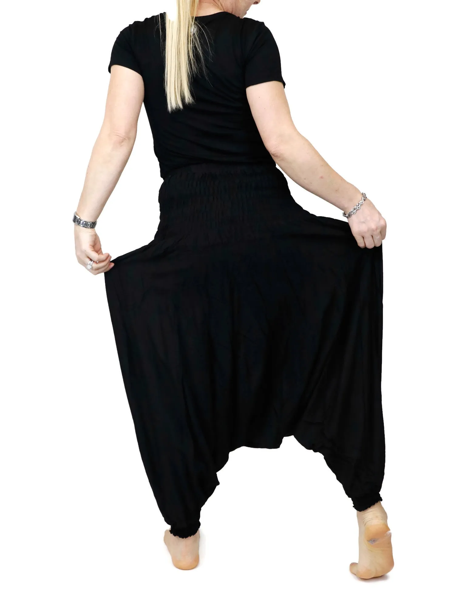Harem Pants Unisex Hippie Yoga Comfy Gypsy Boho Jumpsuits Loose Baggy Pants Festival