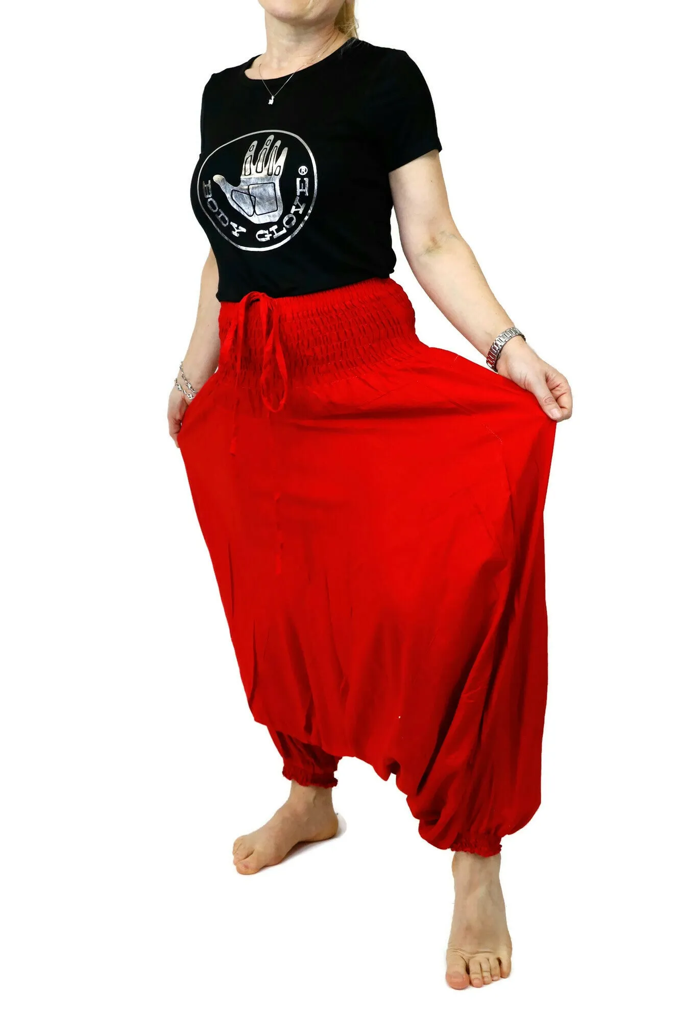Harem Pants Unisex Hippie Yoga Comfy Gypsy Boho Jumpsuits Loose Baggy Pants Festival