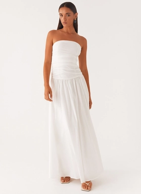 Soft Composition Carmel Maxi Dress - White