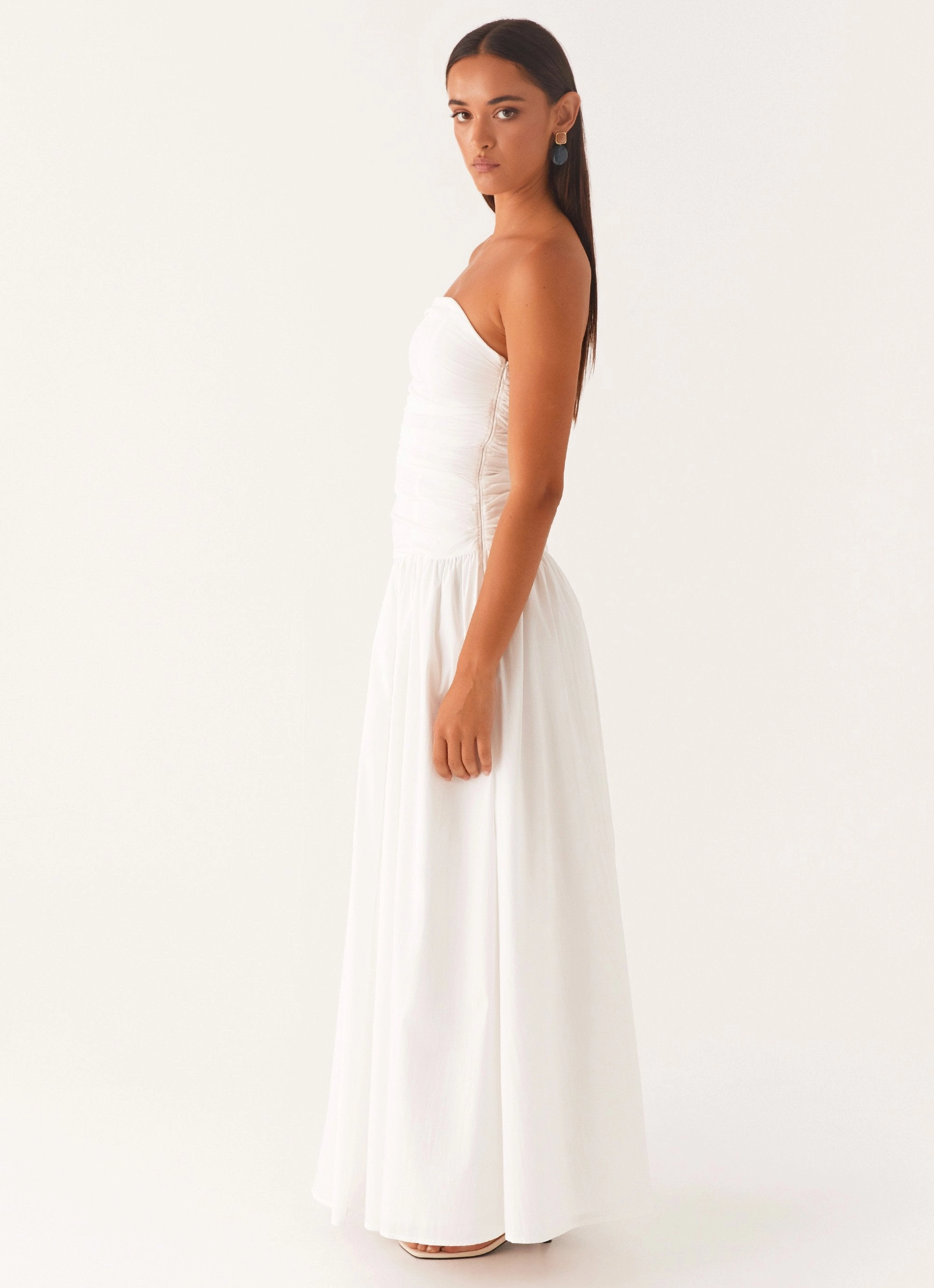Carmel Maxi Dress - White Versatile Piece Evening Event