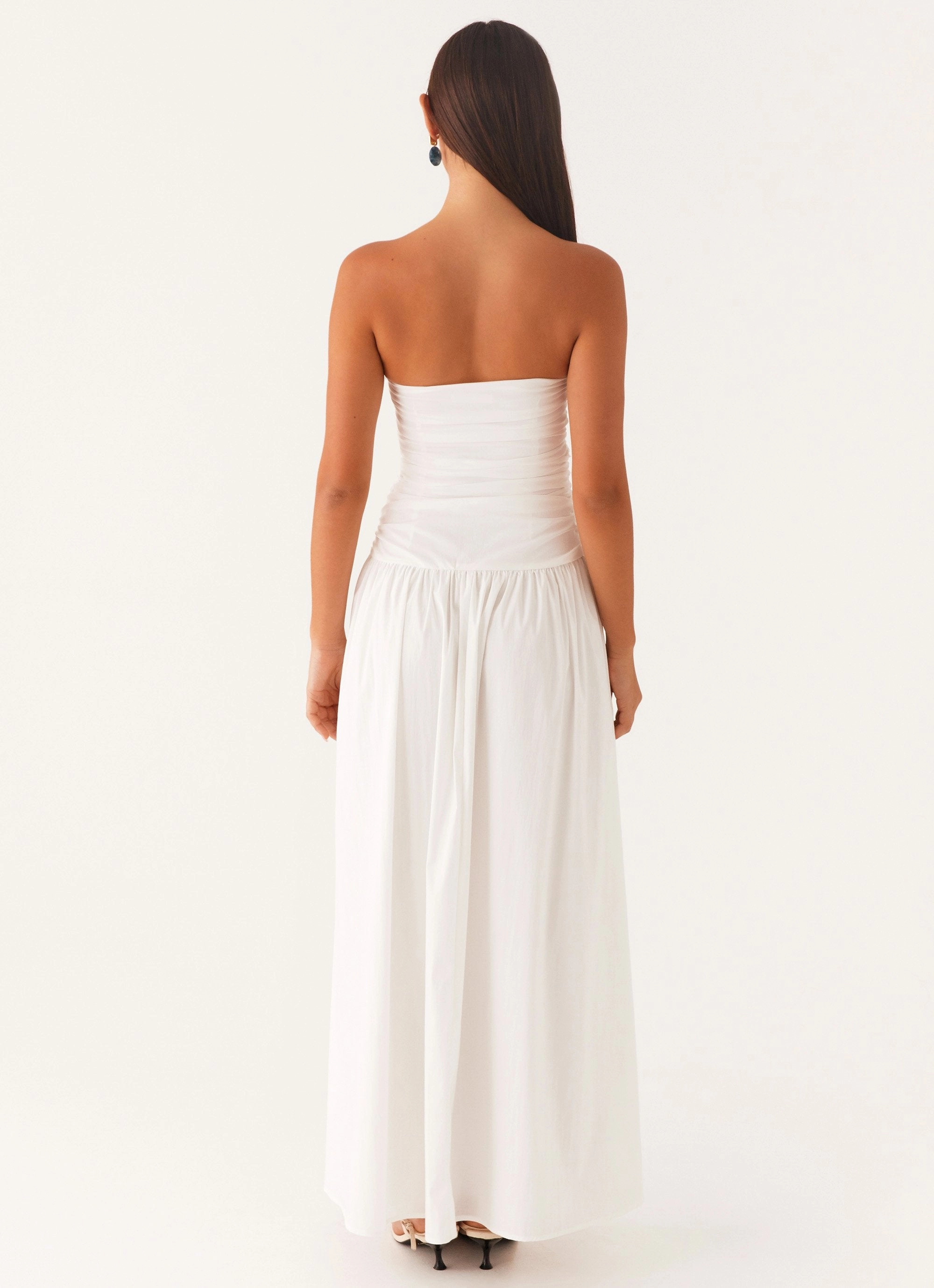 Carmel Maxi Dress - White Work Fitwear Moment Light