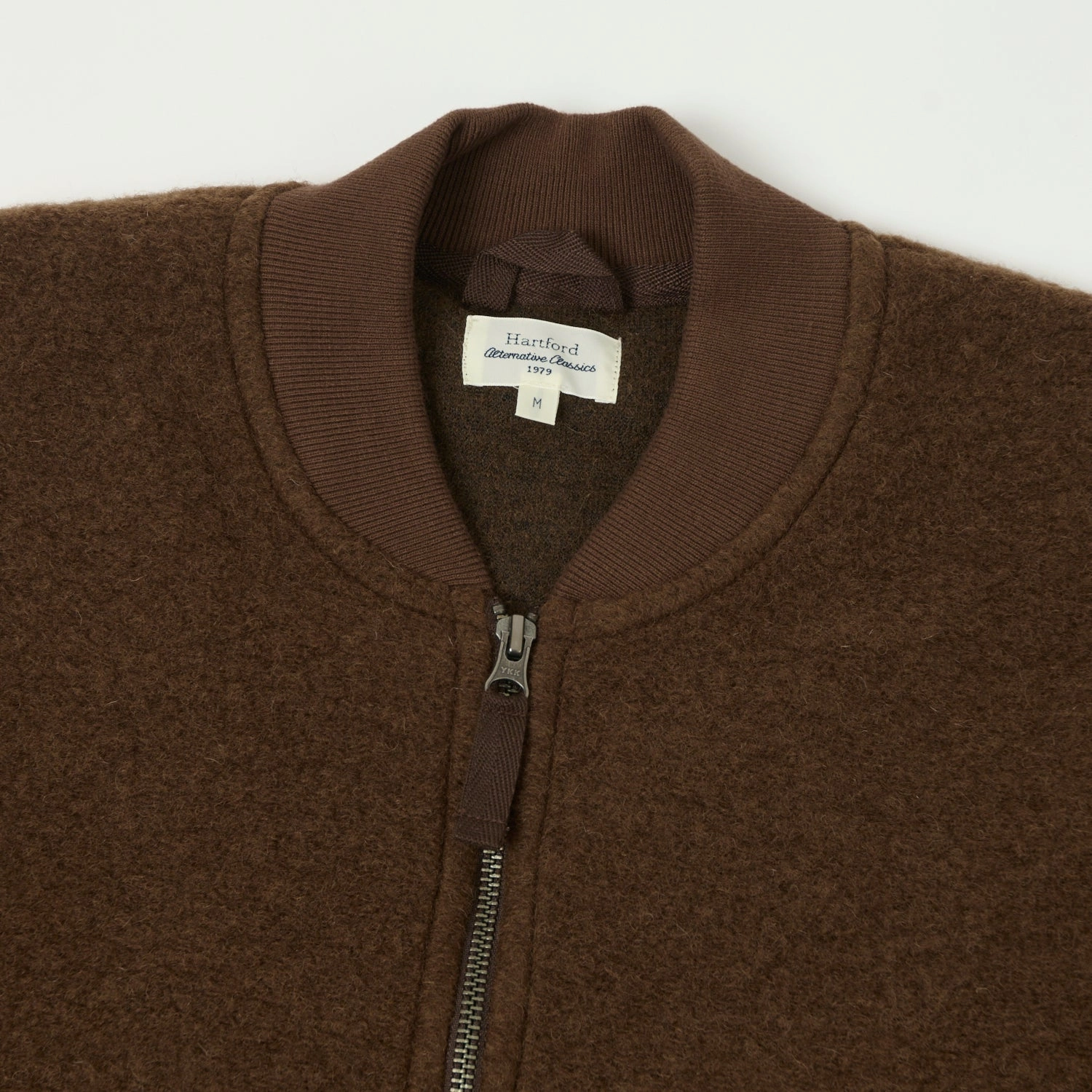 Travel Street Style Hartford 'David' Knitted Wool Jacket - Hazelnut