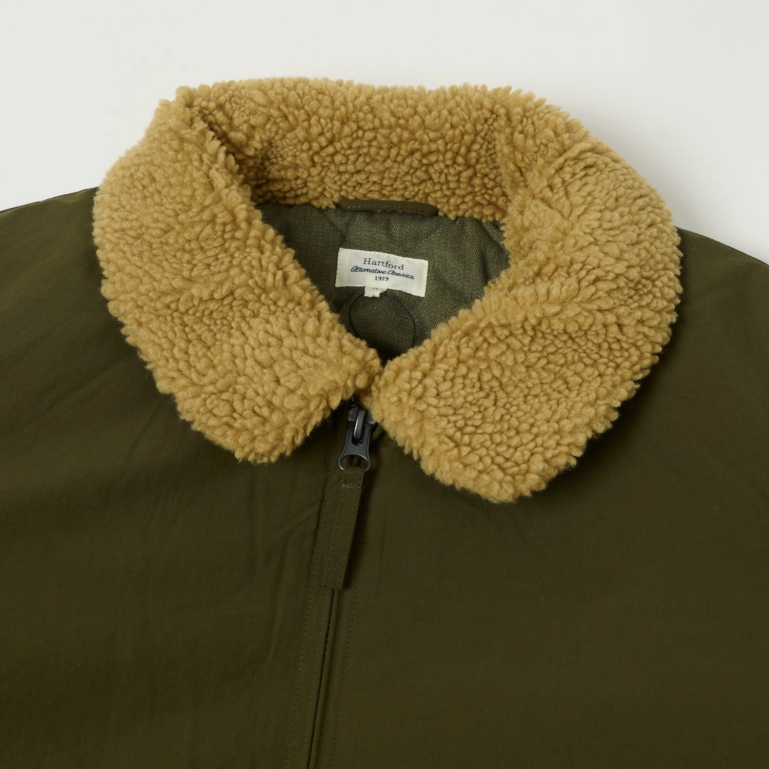Hartford 'Doe' Flight Jacket - Dark Olive Contoured Back Panel Modular Attachment Loops