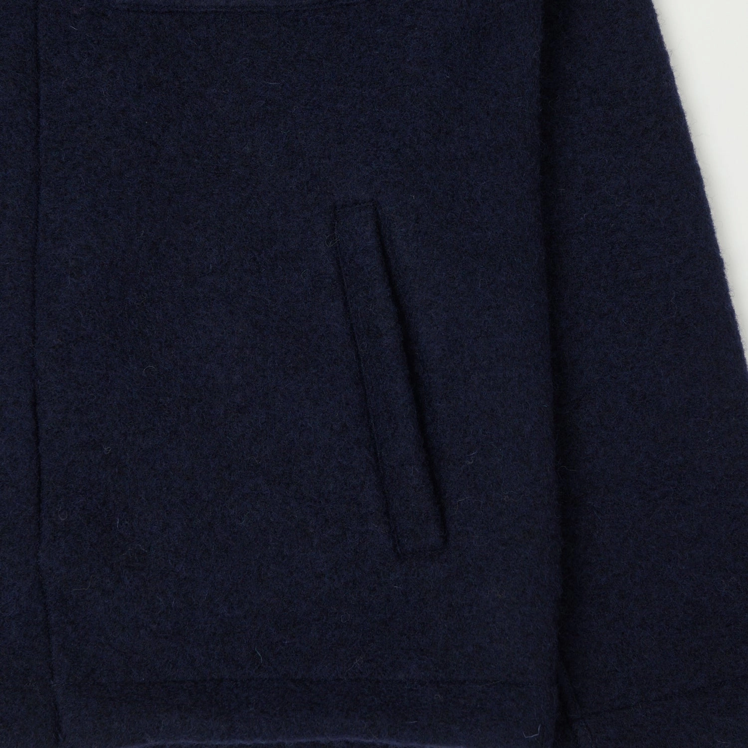 Temperature Regulating Tech Monochrome Look Hartford 'Duane' Knitted Wool Jacket - Navy