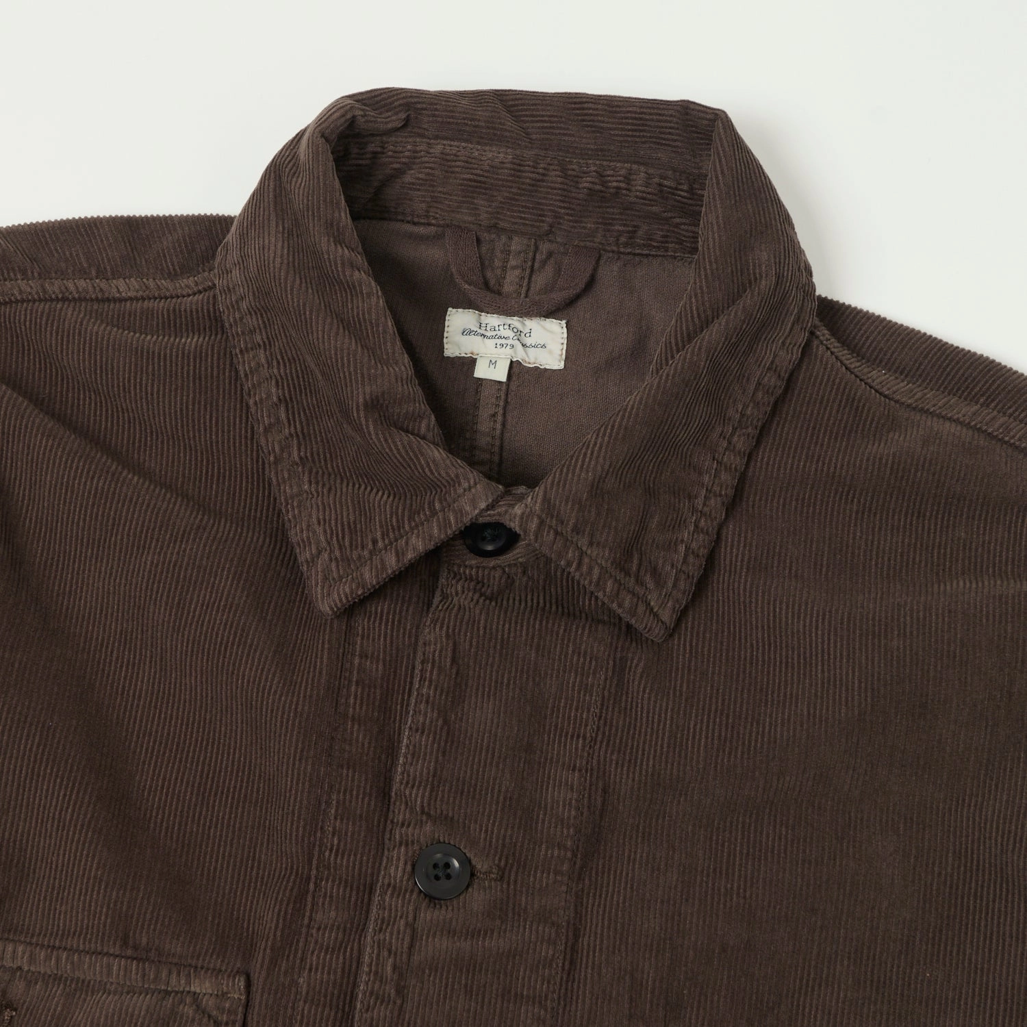 Hartford 'Jack' Corduroy Jacket - Brown Rainy Day Option Ergonomic Drape