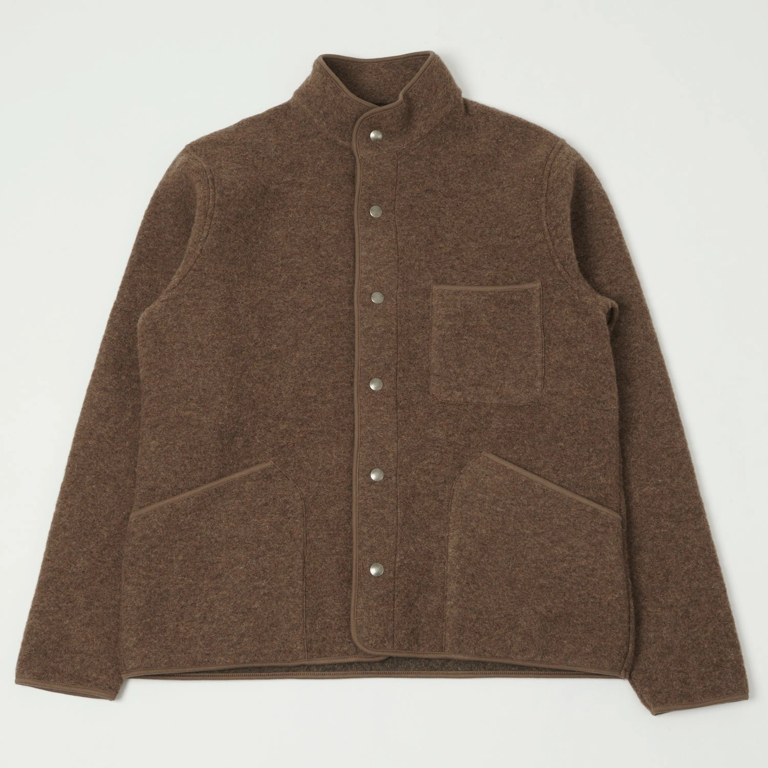 Affordable Fashion Hartford 'Jason' Knitted Wool Jacket - Nut
