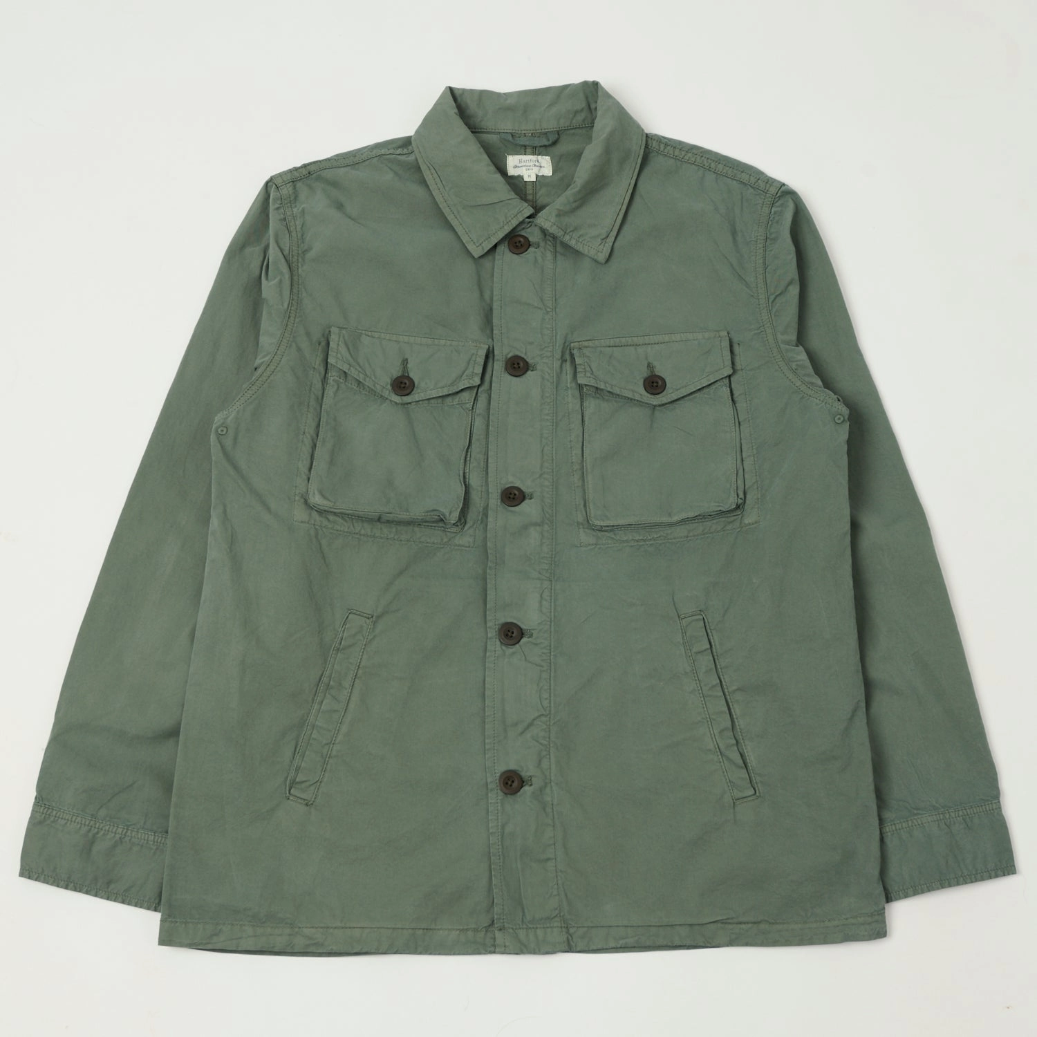 Hartford 'Jonah' Military Worker Jacket - Army Airy Layer Fit