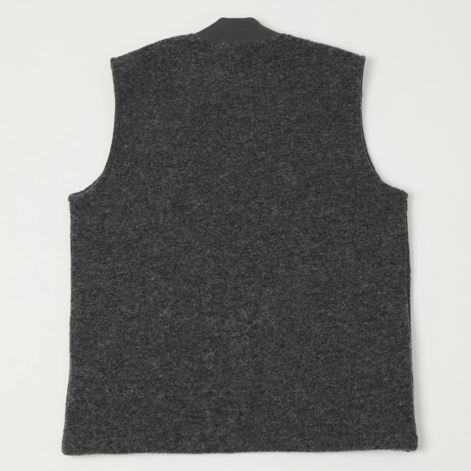 Ultraviolet Protection Factor Hartford Knitted Wool Vest - Charcoal