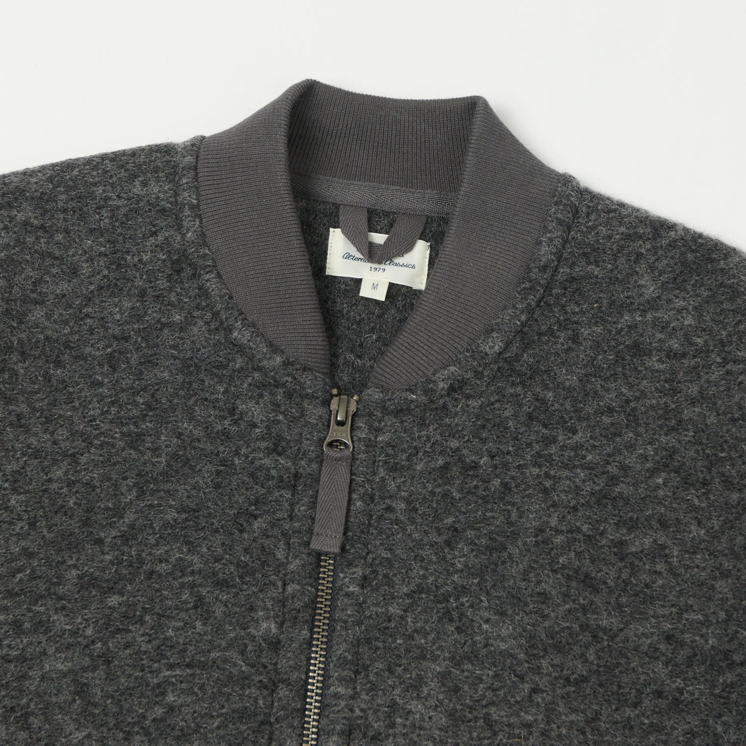 Hartford 'David' Knitted Wool Jacket - Charcoal Practical Layer