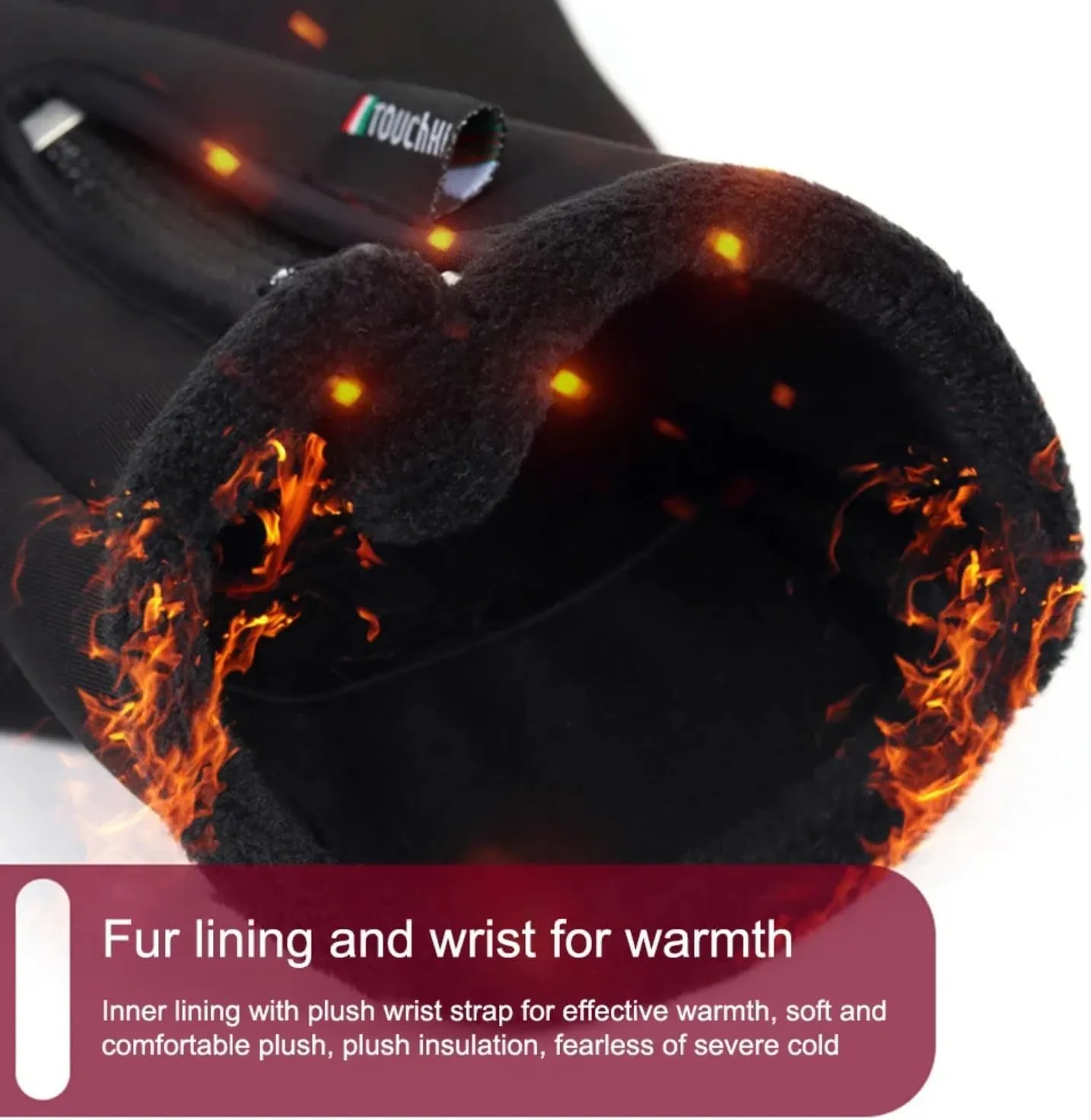Heated Gloves Men Women Touchscreen USB Heating Gloves Hand Warmer Thermal Gloves Outdoor Cycling Ski Motorcycle Gloves