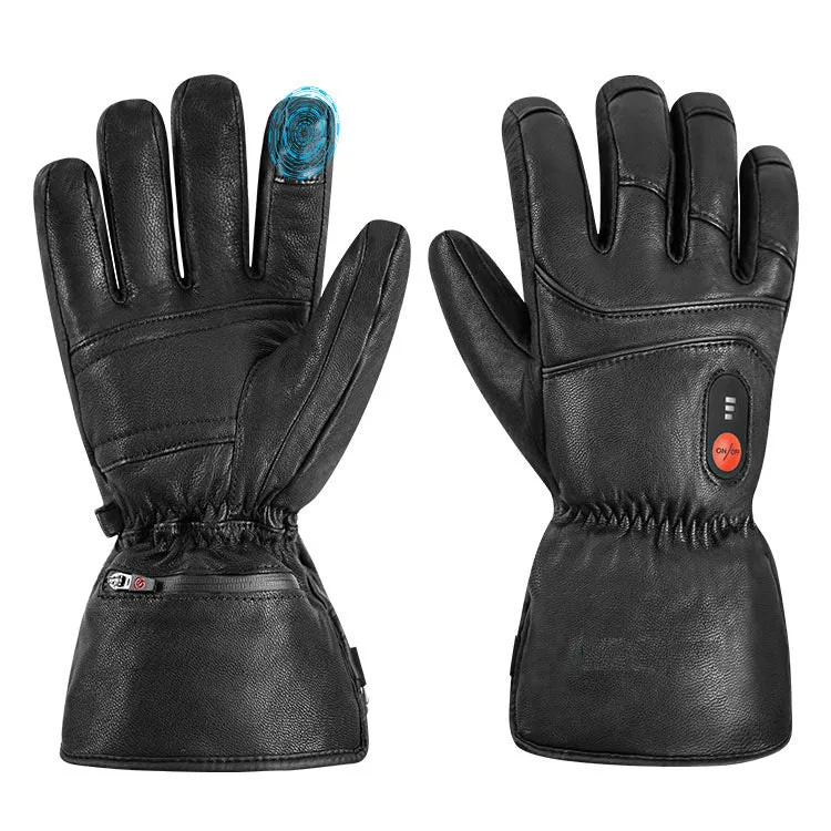 Heated Gloves - Touchscreen Comfort for Winter Sports