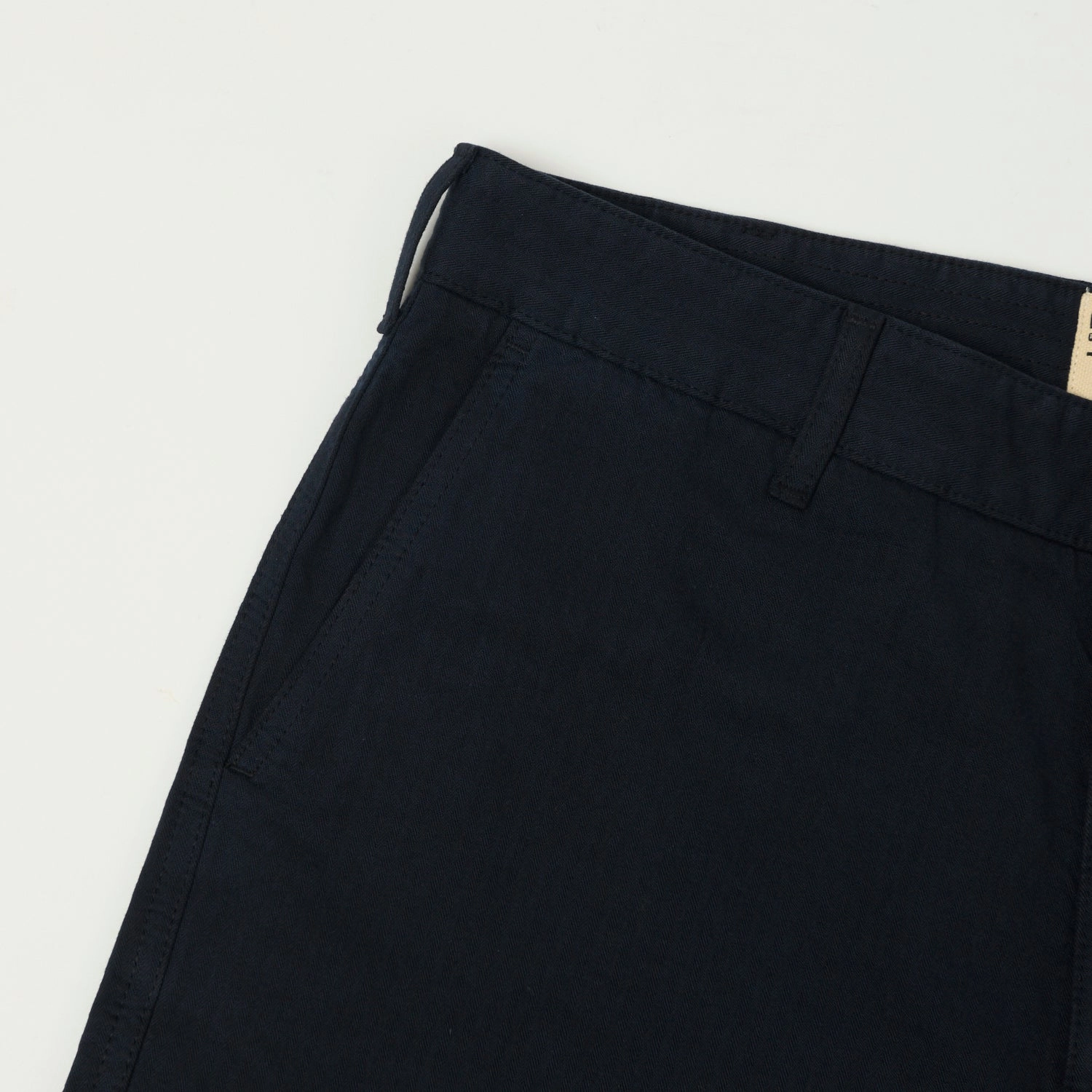 Heimat 'Journey' Herringbone Twill Chinos - Ink Body Ready