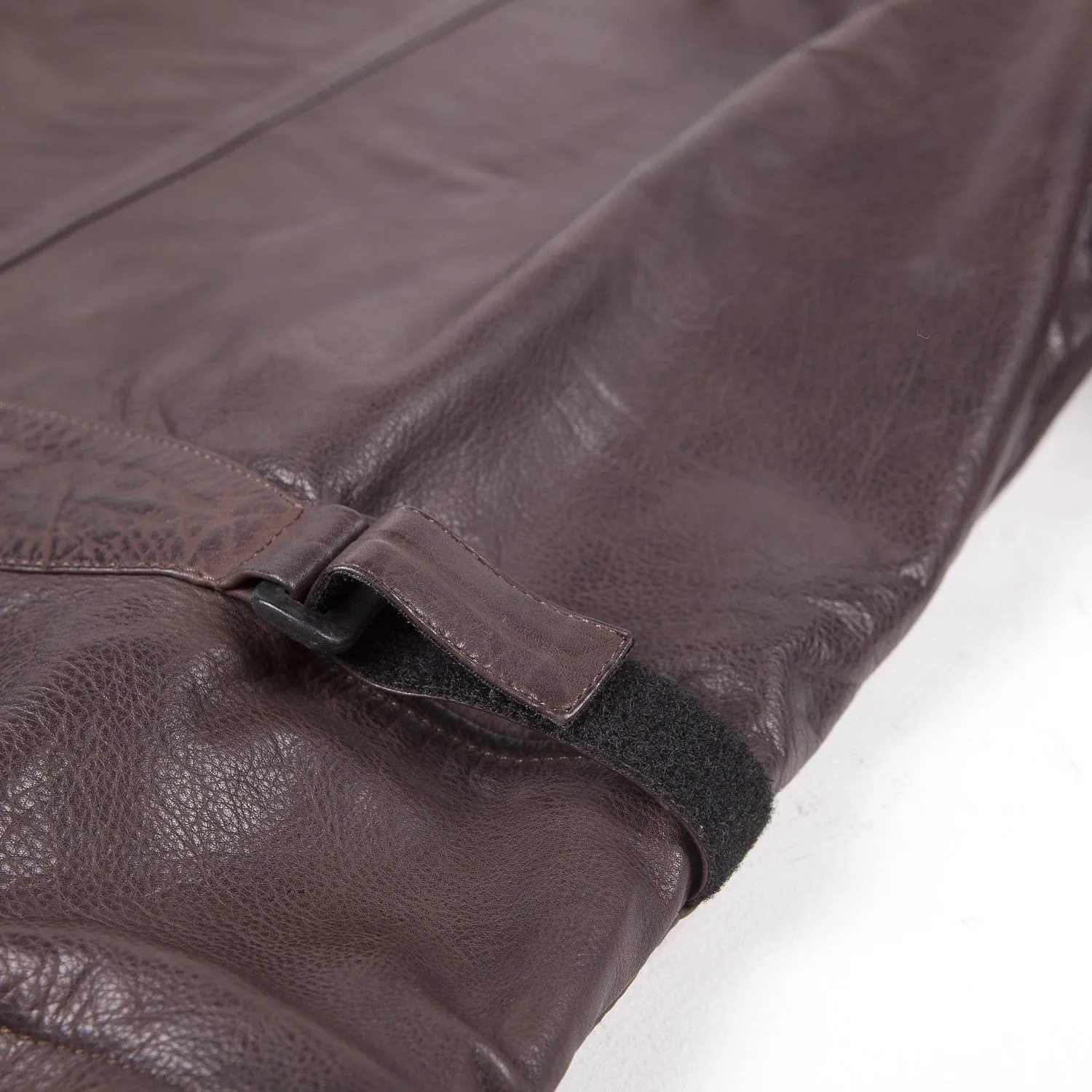 HELSTONS HUNT LEATHER JACKET -  RAG BROWN