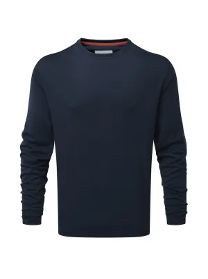 Henri Lloyd Men's Fast Dri Silver Mono Long Sleeve Tee