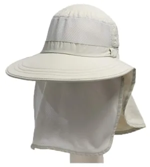 Henschel Large/X-Large Natural Innsbruck Crushable Cotton w Mesh Crown UPF 50