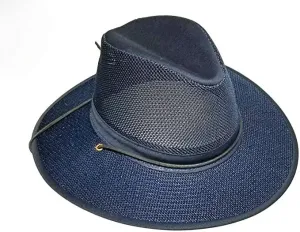 Henschel XX-Large Navy Aussie Breezer Crushable 5310 Cotton w Mesh Crown UPF 50