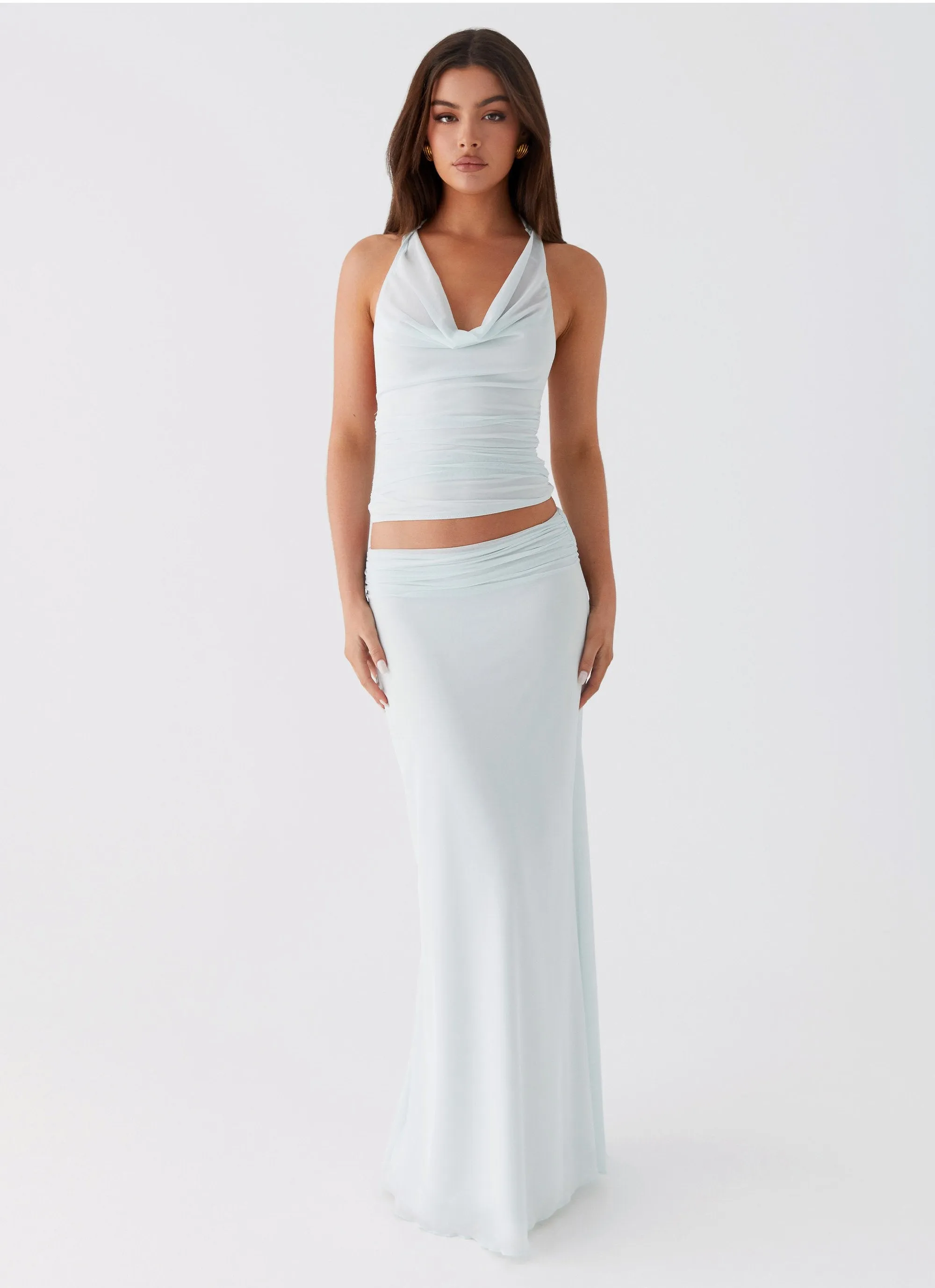 Rayne Maxi Skirt - Sage Bold Mood Flexible Knit