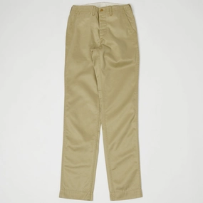 Low Profile Waistband Freewheelers & Co U.S. Army M-1941 Trouser - Beige
