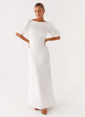 Judy Maxi Dress - White Playful touch