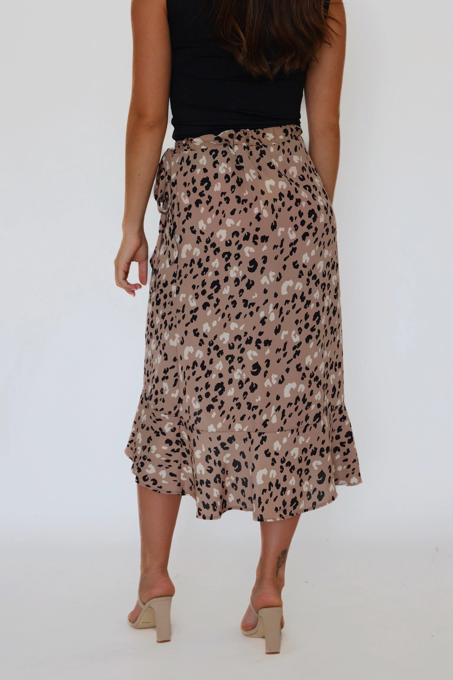 Mischa Wrap Skirt Modular Pocket Layout