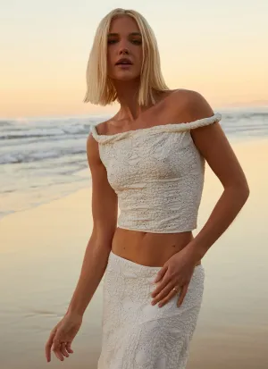 Diamond Sky Top - White Torsion Support Structure