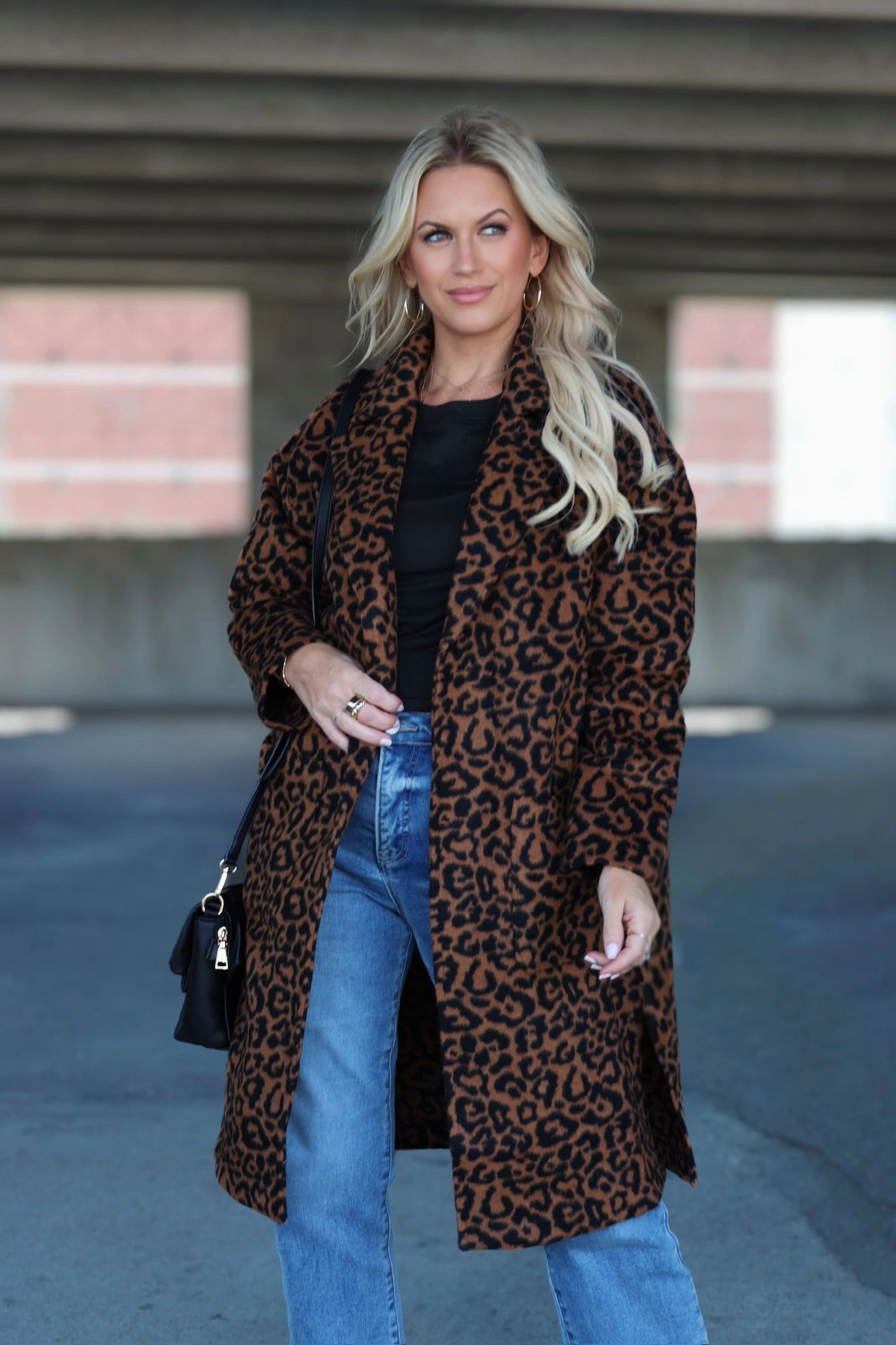 Snag Free Fabric Animal Instinct Leopard Coat